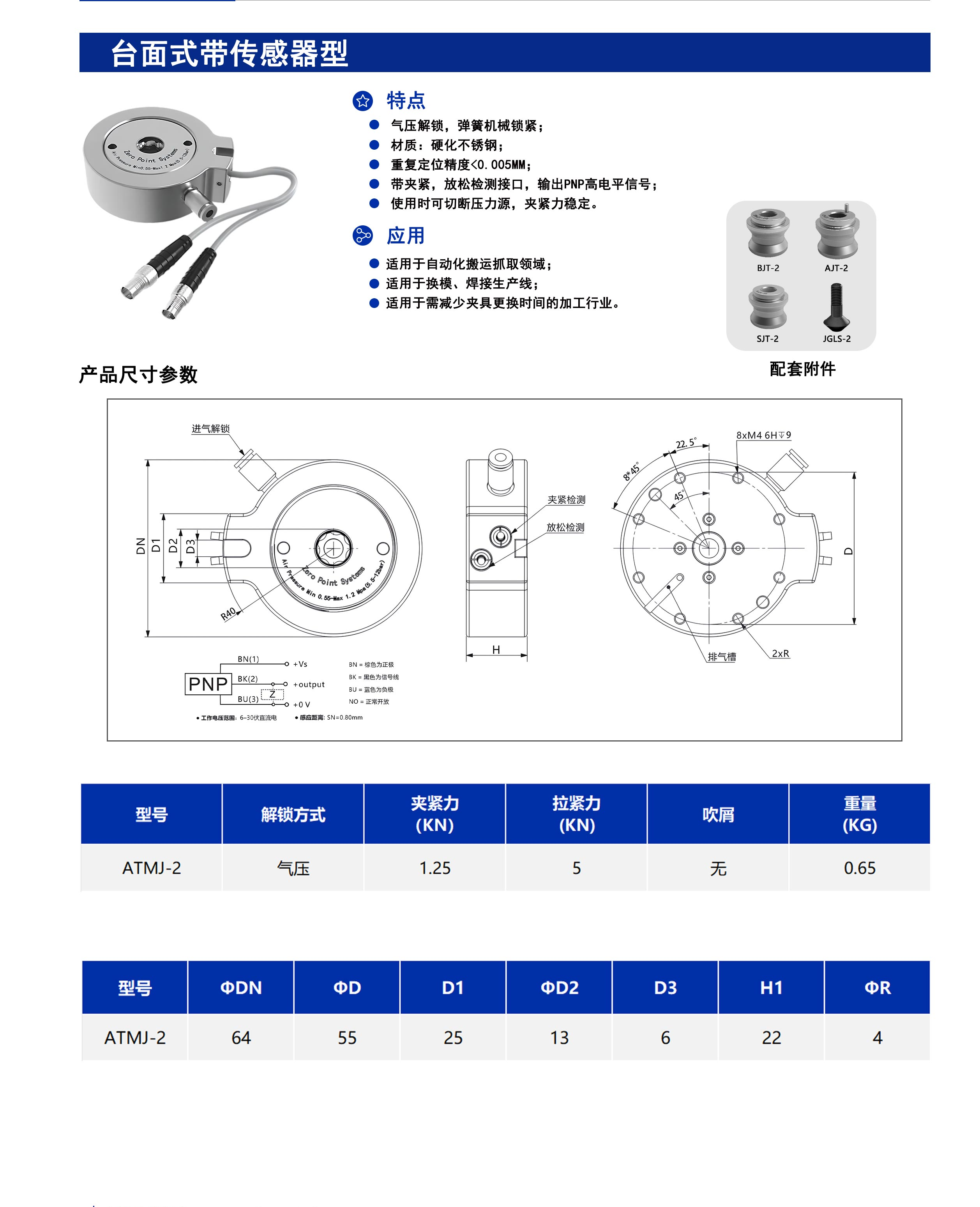 台面式带传感器型-ATMJ-2 第1张 台面式带传感器型-ATMJ-2 零点定位器
