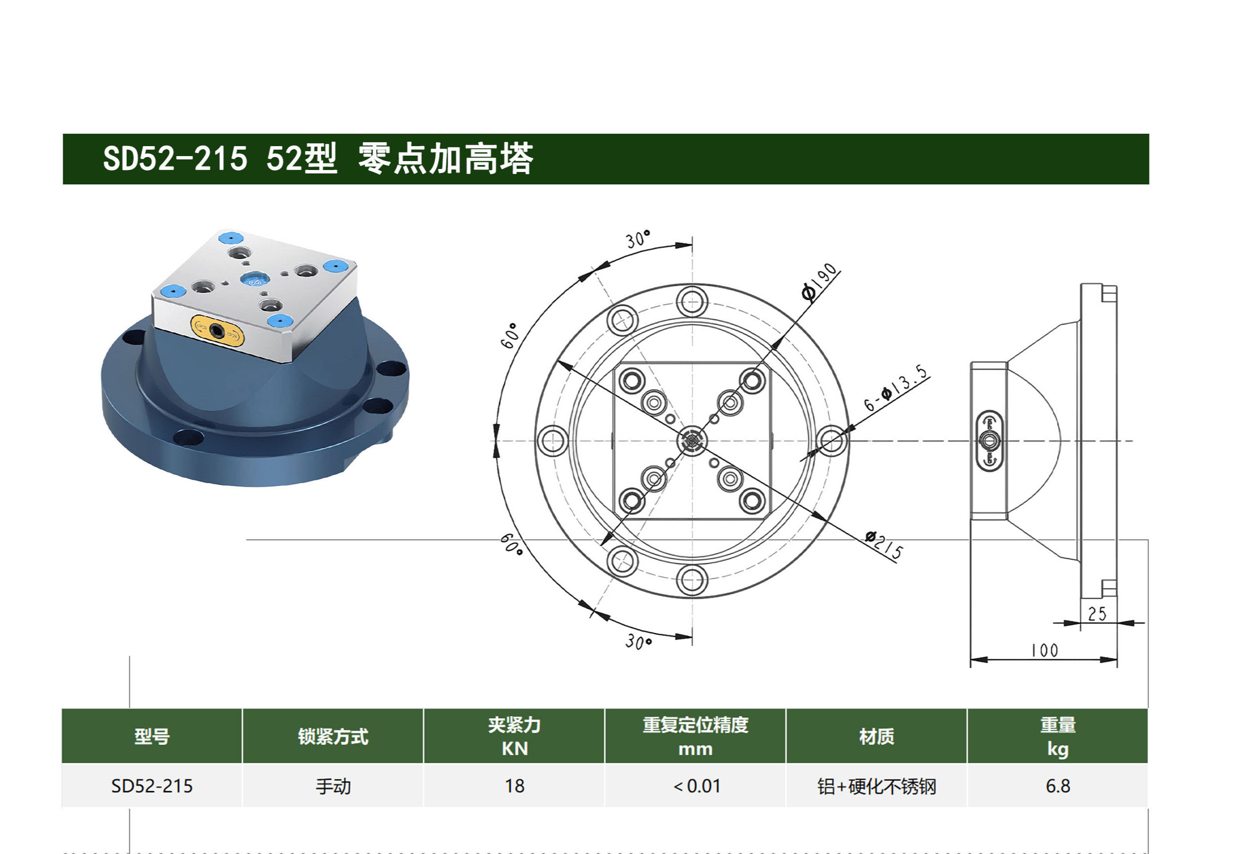 SD52-215 52型 零点加高塔